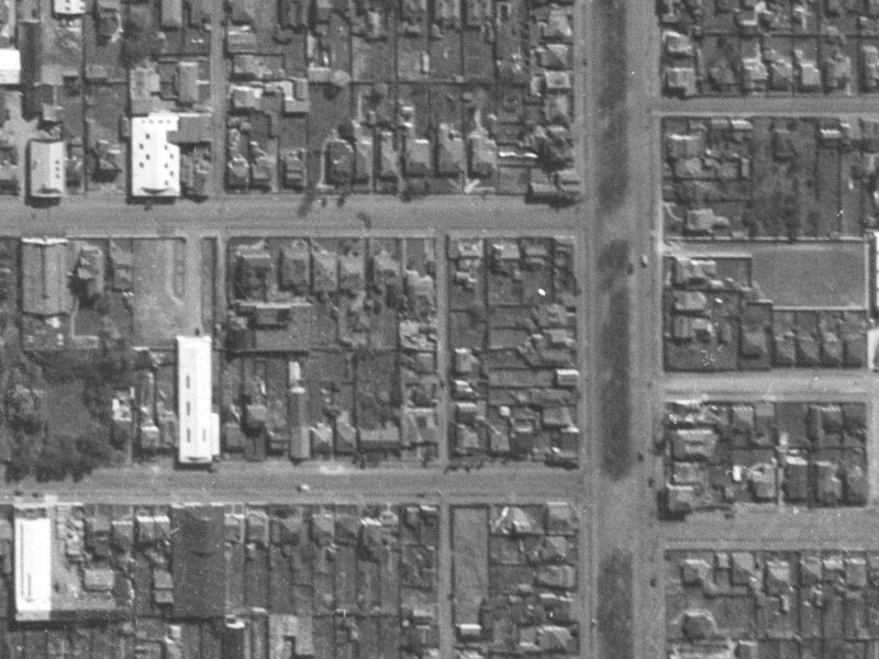 29-31 Duke Street from the air, 1940-1944