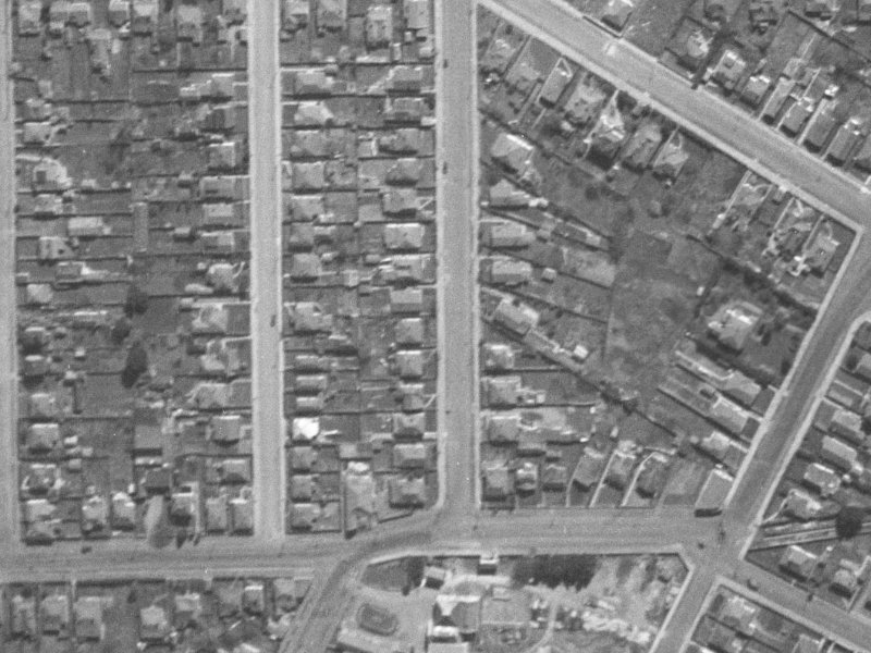 9 England Street from the air, 1940-1944