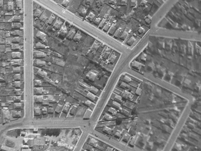 143 Olliviers Road from the air, 1940-1944
