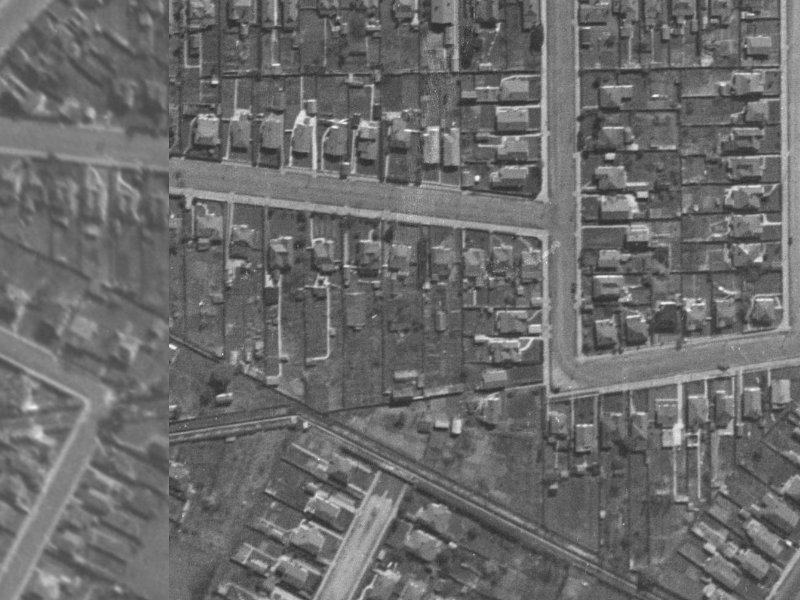 48 Wellington Street from the air, 1940-1944