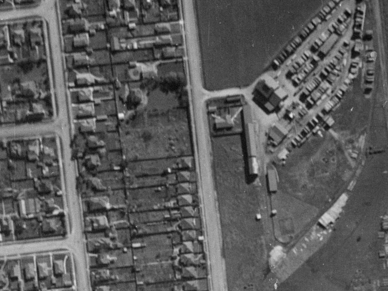 33 Mandeville Street from the air, 1940-1944