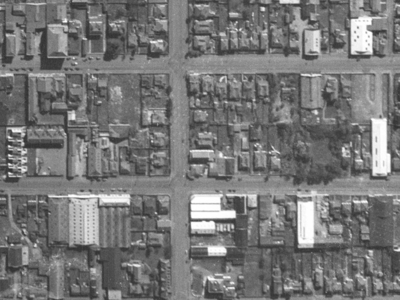 204 Barbadoes Street from the air, 1940-1944