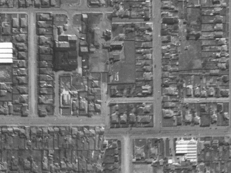 8 Gatherer Street from the air, 1940-1944