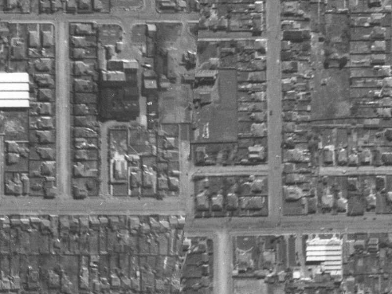 1 Dearsley Street from the air, 1940-1944