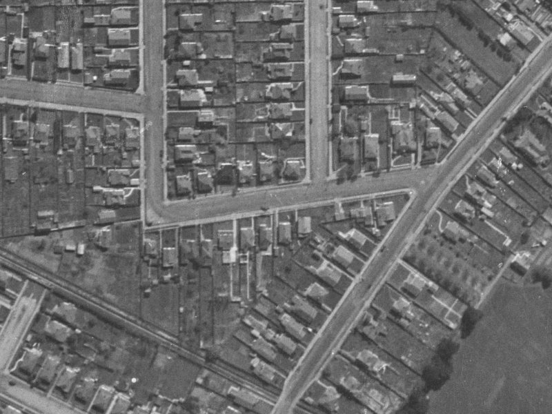 18 Marlborough Street from the air, 1940-1944