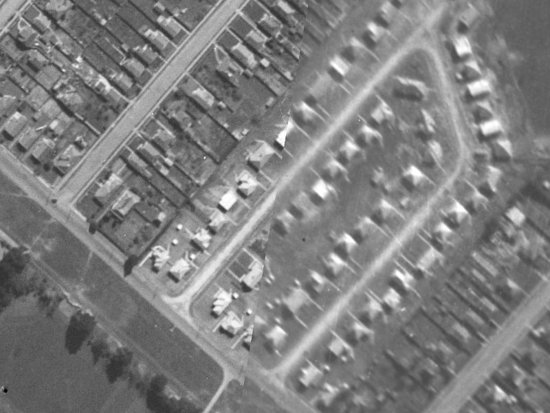 10 Jollie Street from the air, 1940-1944