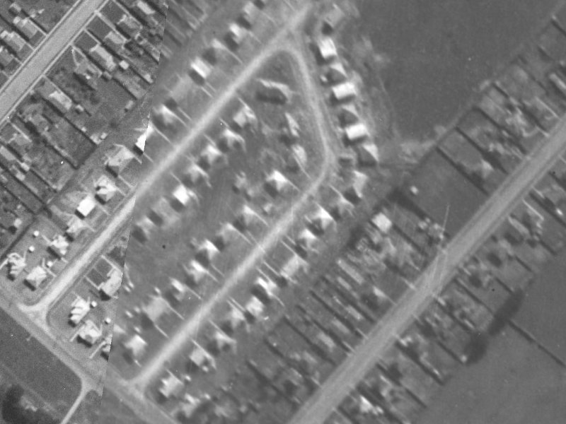 17 Thomas Street from the air, 1940-1944