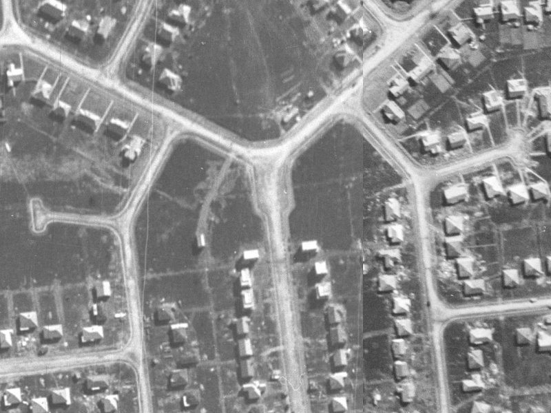 35 Tika Street from the air, 1940-1944