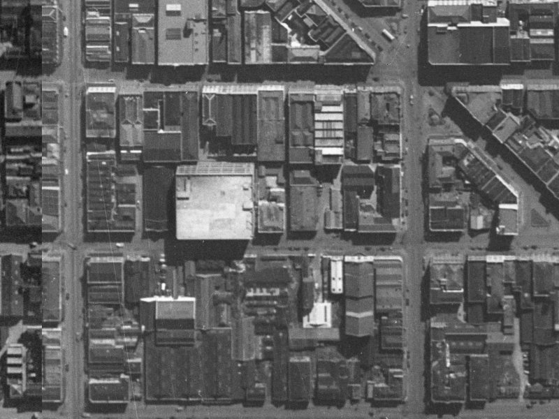 177 Tuam Street from the air, 1940-1944