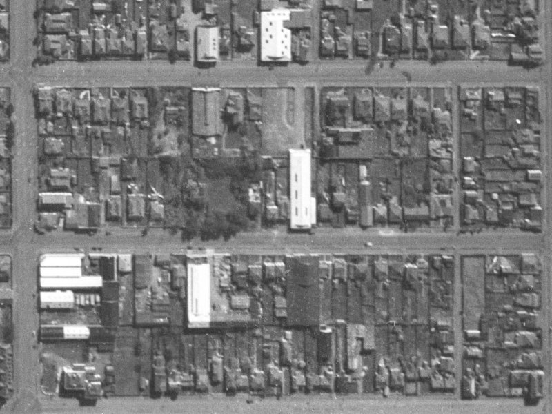 315 Tuam Street from the air, 1940-1944