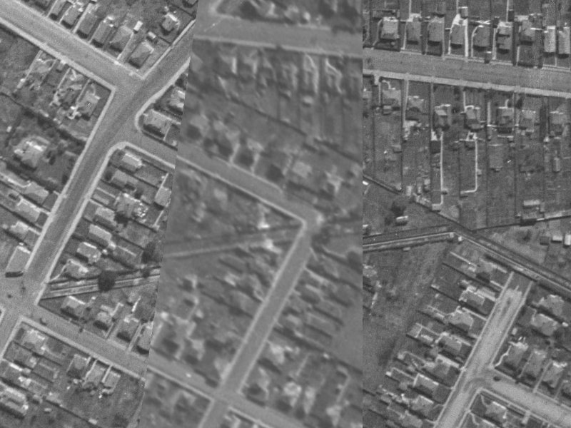 151 Bordesley Street from the air, 1940-1944