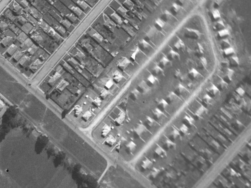 8 Jollie Street from the air, 1940-1944