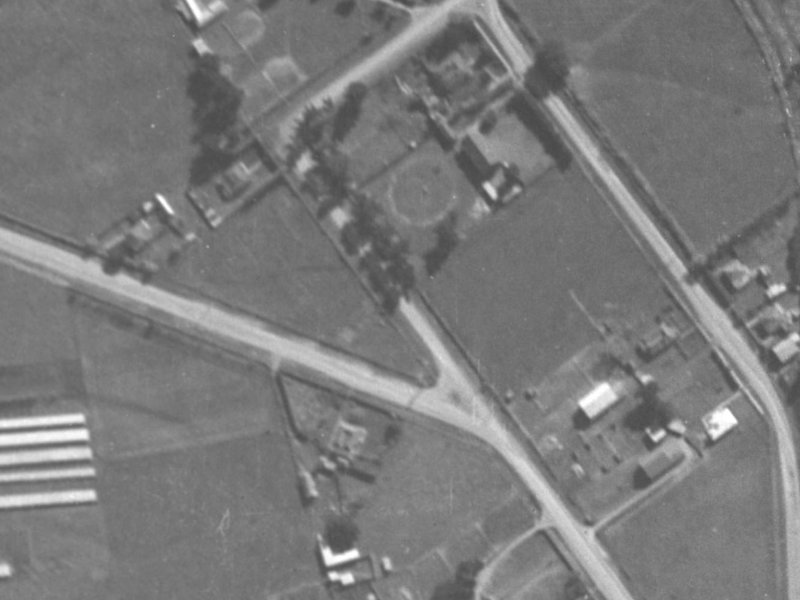 88 Racecourse Road from the air, 1940-1944