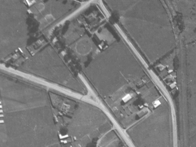 84 Racecourse Road from the air, 1940-1944