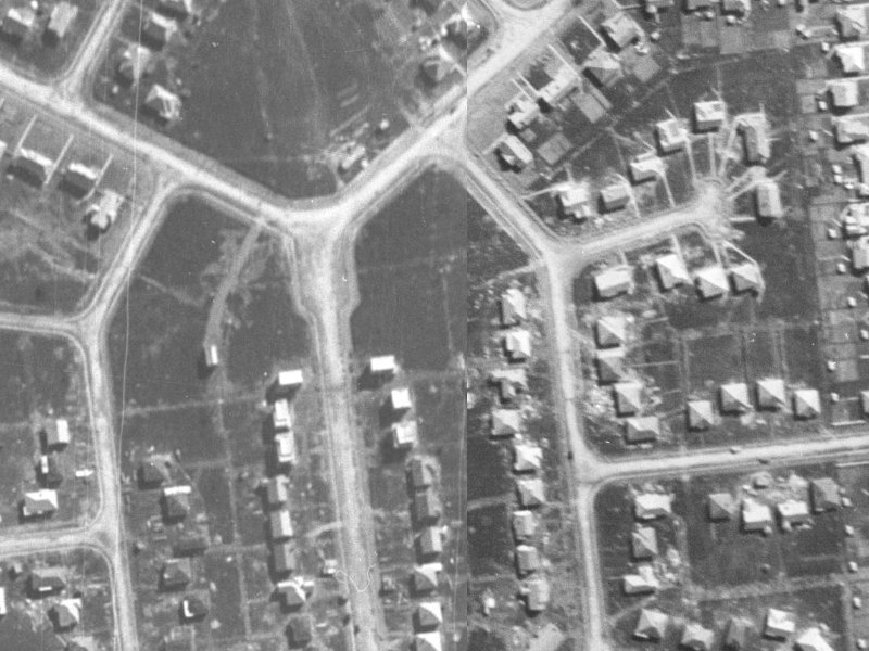 32 Tika Street from the air, 1940-1944