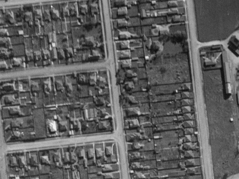 34 Picton Avenue from the air, 1940-1944