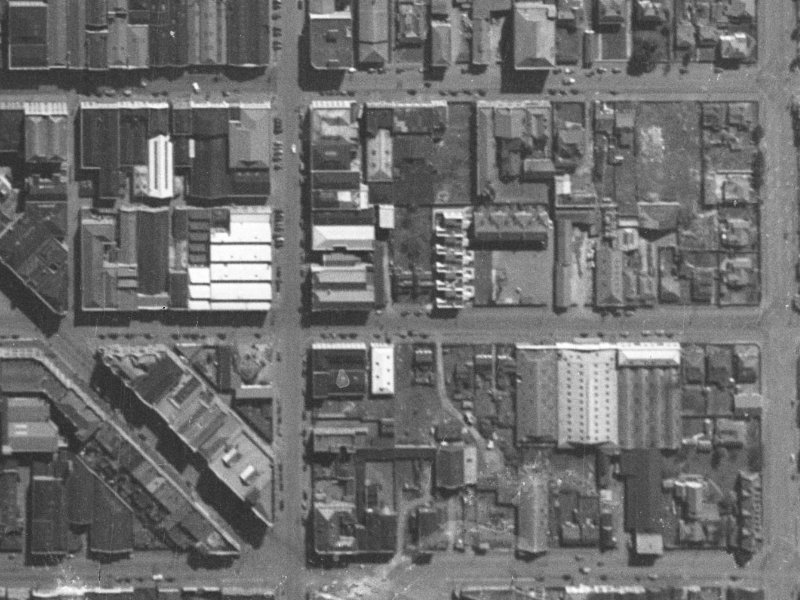 241 Tuam Street from the air, 1940-1944