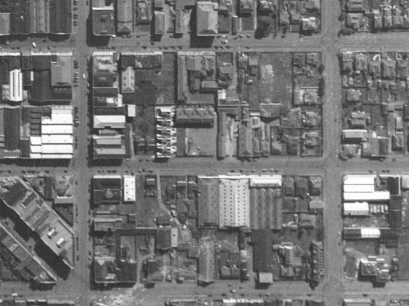 176 Lichfield Street from the air, 1940-1944