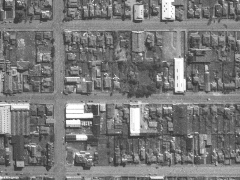 293 Tuam Street from the air, 1940-1944