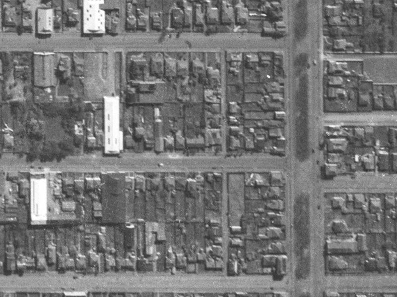 335 Tuam Street from the air, 1940-1944