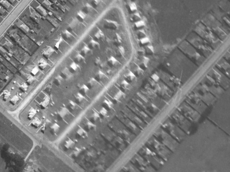 14 Thomas Street from the air, 1940-1944