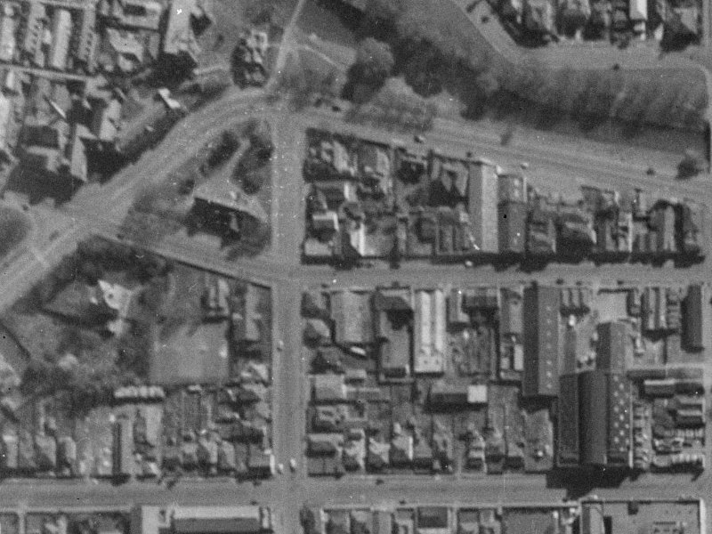 26-30 Tuam Street from the air, 1940-1944