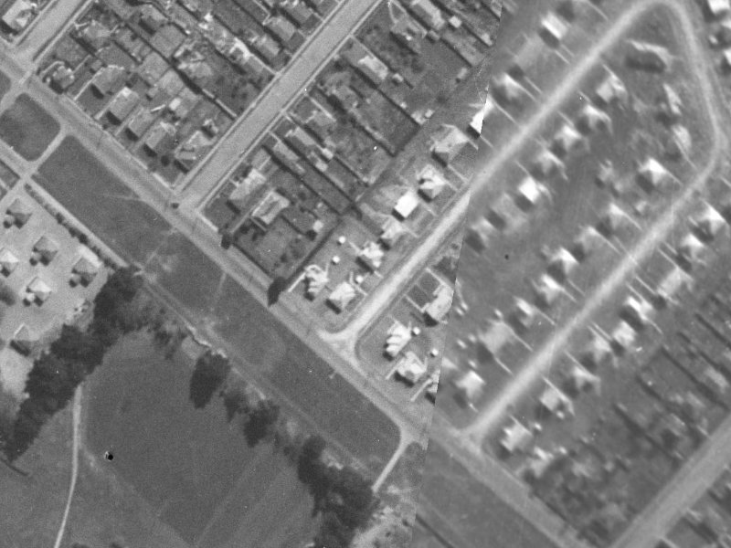 1 Jollie Street from the air, 1940-1944