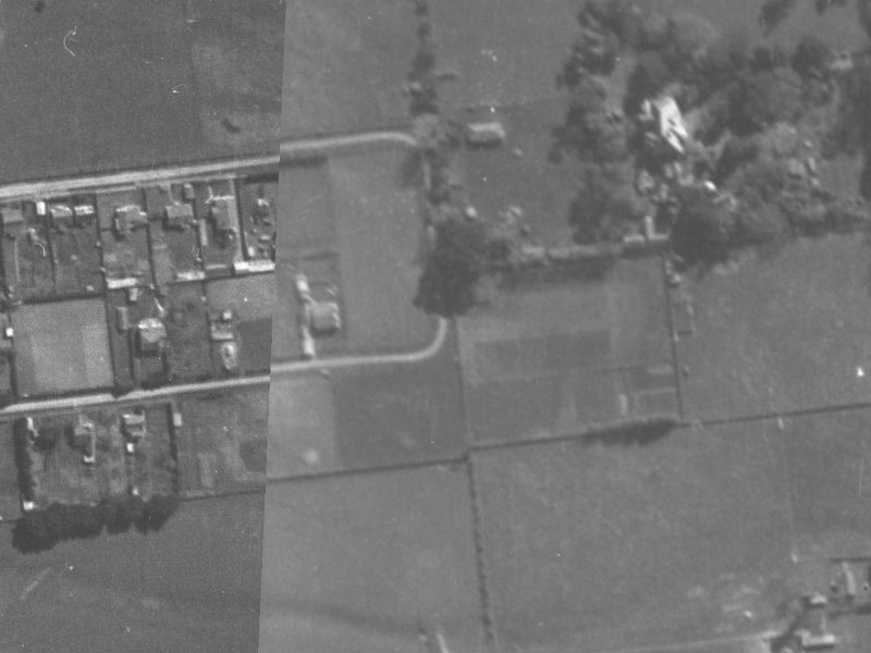 1 Ballantyne Avenue from the air, 1940-1944