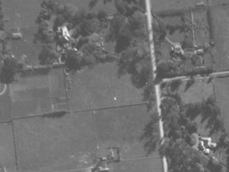 46 Suva Street from the air, 1940-1944