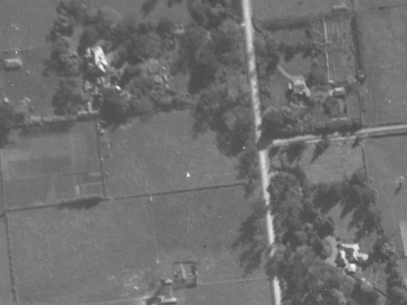 48 Suva Street from the air, 1940-1944