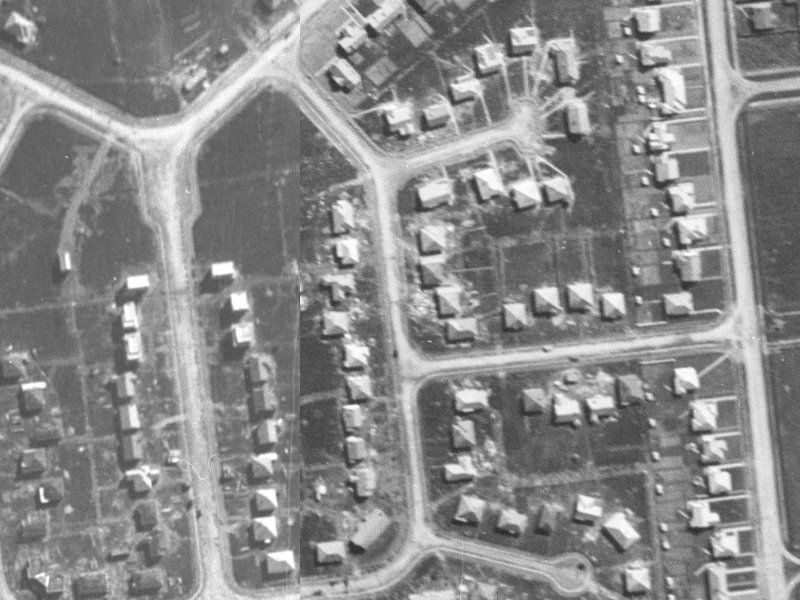15 Centennial Avenue from the air, 1940-1944