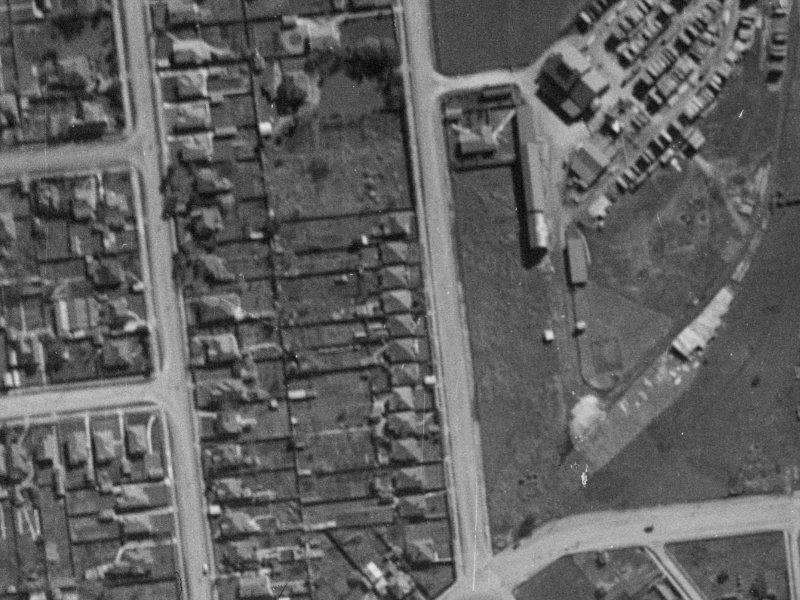 25 Mandeville Street from the air, 1940-1944