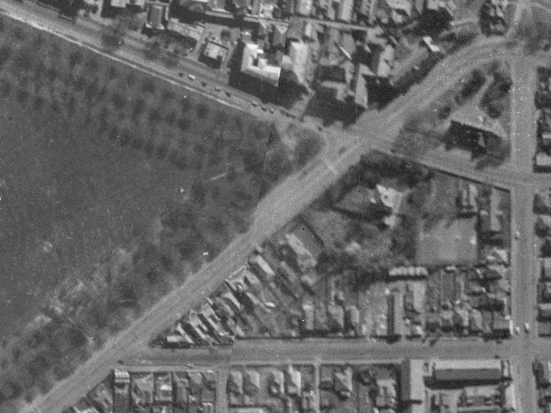534–544 Hagley Avenue from the air, 1940-1944