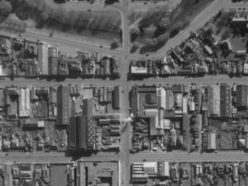 54 Tuam Street from the air, 1940-1944