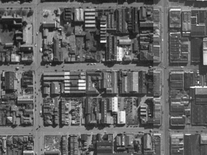 150 Tuam Street from the air, 1940-1944