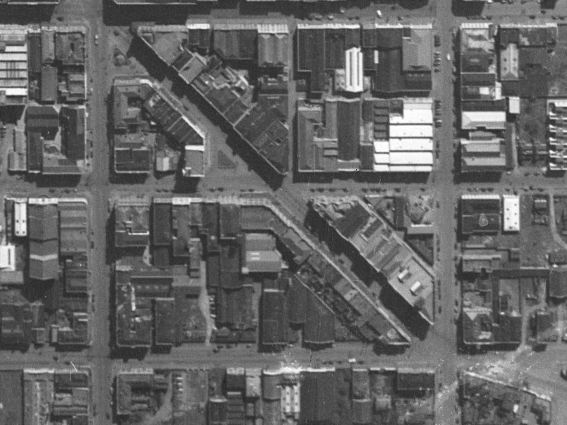 179 High Street from the air, 1940-1944