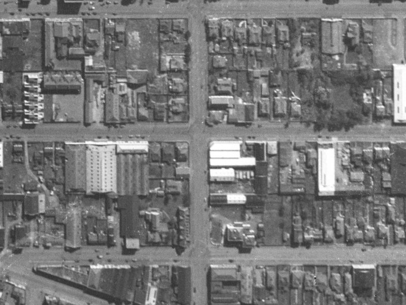 198 Barbadoes Street from the air, 1940-1944