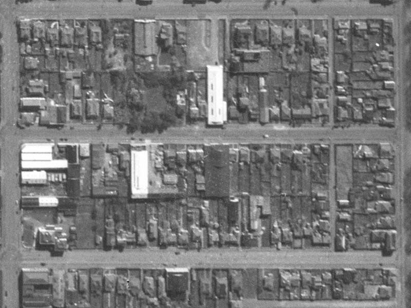 340A Tuam Street from the air, 1940-1944