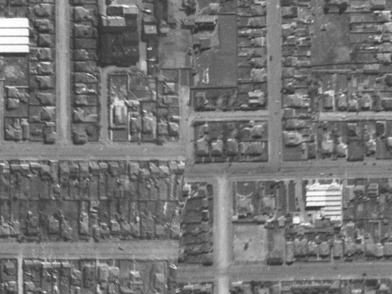 454 Tuam Street from the air, 1940-1944