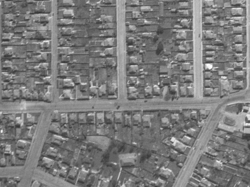 494 Tuam Street from the air, 1940-1944