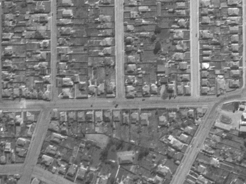 512 Tuam Street from the air, 1940-1944