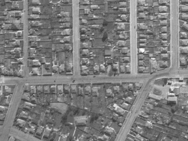 524F Tuam Street from the air, 1940-1944