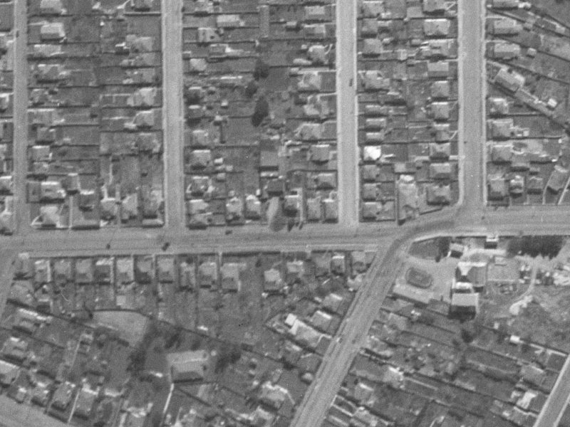530 Tuam Street from the air, 1940-1944
