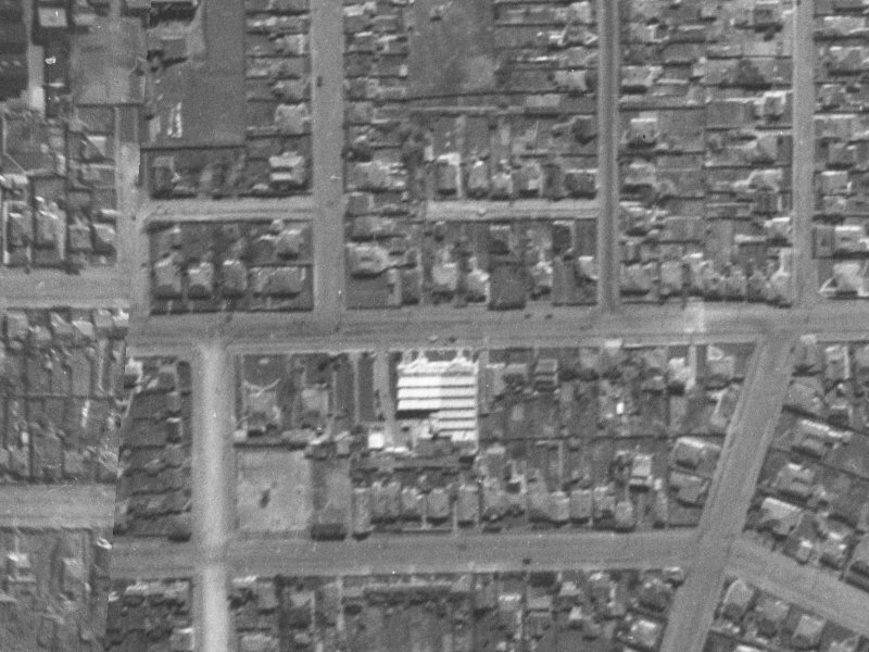 462 Tuam Street from the air, 1940-1944