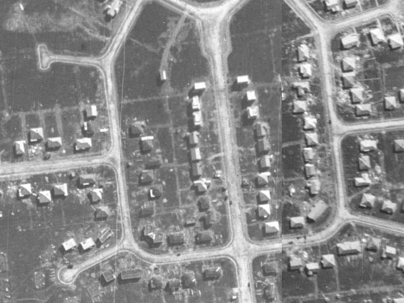21 Tika Street from the air, 1940-1944