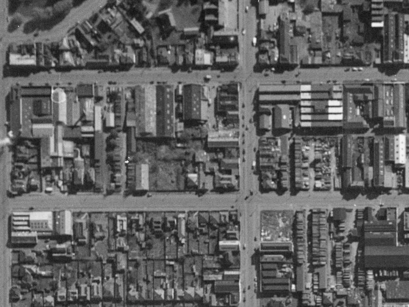227 Durham St South from the air, 1940-1944