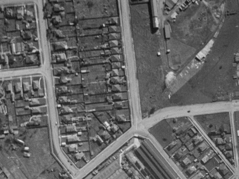 7E Mandeville Street from the air, 1940-1944