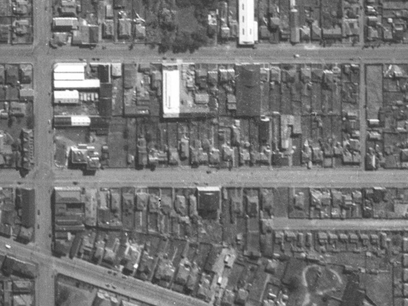 361 Saint Asaph Street from the air, 1940-1944