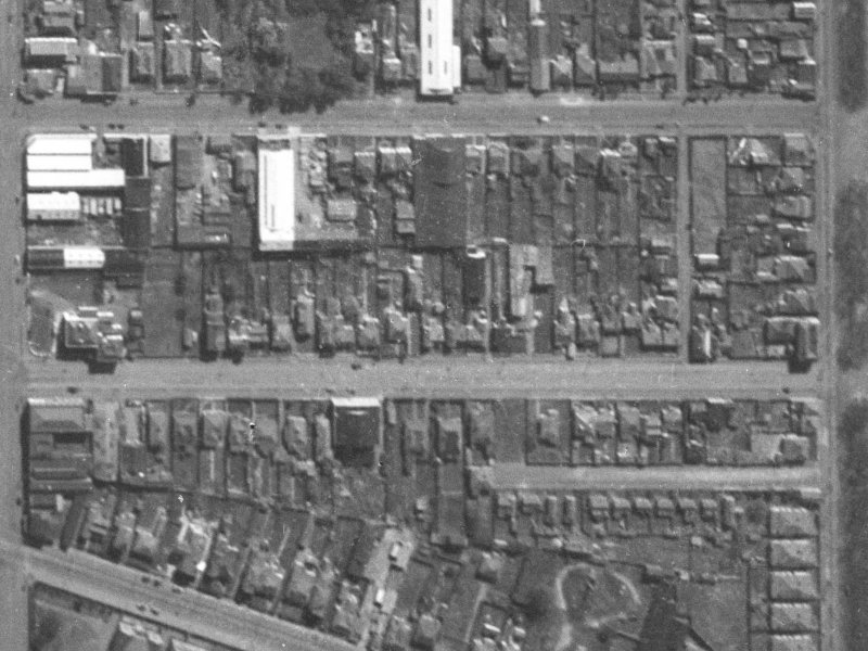 369 Saint Asaph Street from the air, 1940-1944