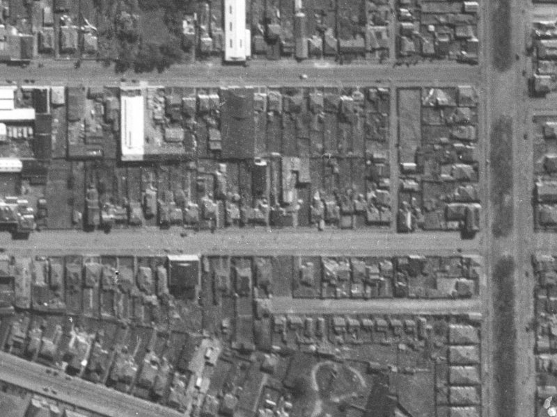373 Saint Asaph Street from the air, 1940-1944